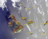 Galapagos Islands photo from MISR satellite