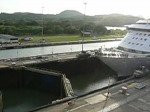 Miraflores locks opening, Panama Canal (video)